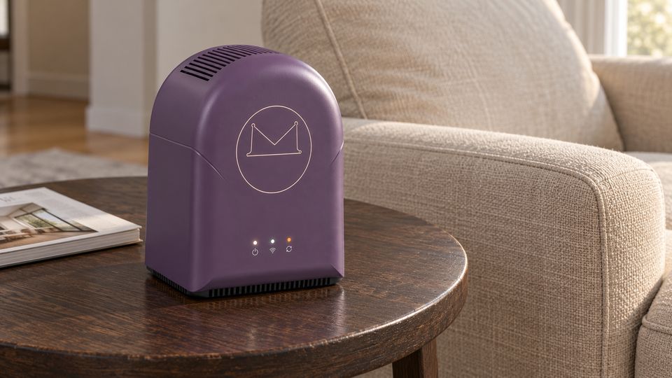 In a home, Dusk Violet / Purple